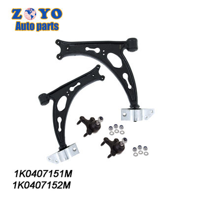Volkswagen Golf Seat ALTEA Voorste onderste bedieningskant Zwarte E-coating OE NO. 1K0407152M